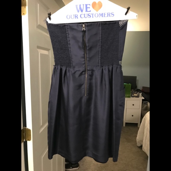 Rebecca Taylor navy blue cocktail dress - Picture 3 of 3